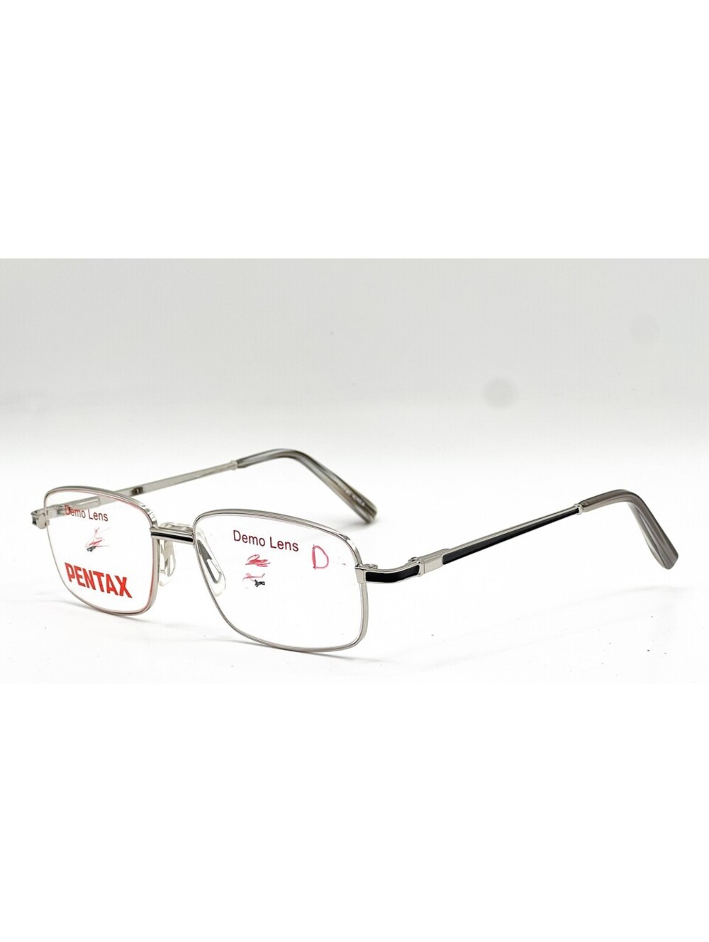 Pentax Classic 1 Silver Safety Authentic Eyeglasses 52-15-135